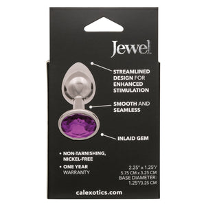 Jewel Small Amethyst Plug