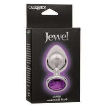 Load image into Gallery viewer, Jewel Large Amethyst Plug
