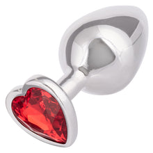 Load image into Gallery viewer, Jewel Large Ruby Heart Plug
