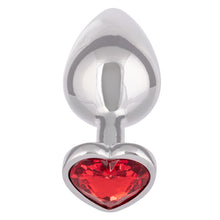 Load image into Gallery viewer, Jewel Large Ruby Heart Plug
