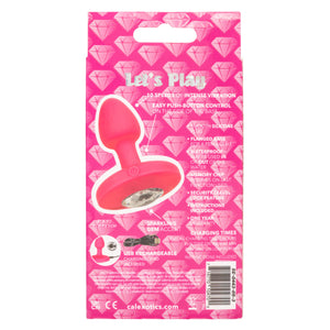 Cheeky Gems Vibrating Probe Small Pink