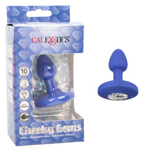 Load image into Gallery viewer, Cheeky Gems Vibrating Probe Small Blue
