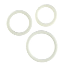 Load image into Gallery viewer, Rubber Ring White 3pc Set
