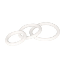 Load image into Gallery viewer, Rubber Ring White 3pc Set
