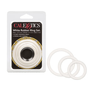 Rubber Ring White 3pc Set