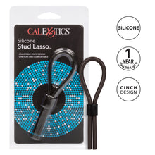 Load image into Gallery viewer, Silicone Stud Lasso Black
