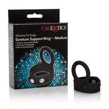 Load image into Gallery viewer, Tri Snap Scrotum Support Ring Medium Silicone
