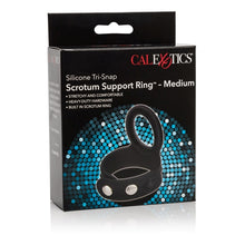 Load image into Gallery viewer, Tri Snap Scrotum Support Ring Medium Silicone
