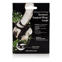 Load image into Gallery viewer, Tri Snap Scrotum Support Ring Large Silicone
