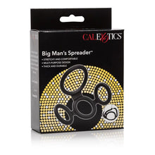 Load image into Gallery viewer, Big Man&#39;s Spreader Ring Black
