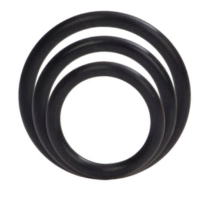 Silicone Support Rings Black