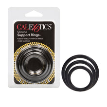 Load image into Gallery viewer, Silicone Support Rings Black
