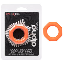 Load image into Gallery viewer, Alpha Liquid Silicone Sexagon Ring
