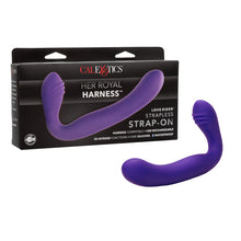 Load image into Gallery viewer, Rechargeable Love Rider Strap On Purple
