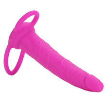 Load image into Gallery viewer, Love Riders Dual Penetrator Silicone Pink
