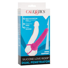 Load image into Gallery viewer, Love Riders Dual Penetrator Silicone Pink
