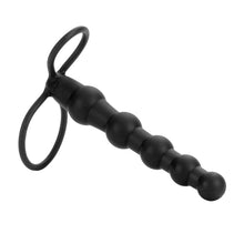 Load image into Gallery viewer, Love Rider Beaded Dual Penetrator Black
