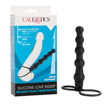 Load image into Gallery viewer, Love Rider Beaded Dual Penetrator Black
