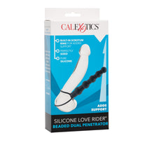 Load image into Gallery viewer, Love Rider Beaded Dual Penetrator Black
