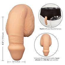 Load image into Gallery viewer, Packer Gear 5in Silicone Penis Ivory
