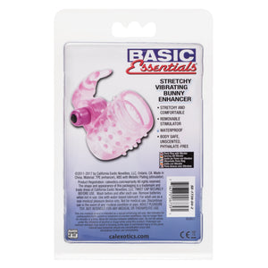 Basic Essentials Stretchy Bunny Enhancer Vibrating