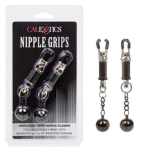 Load image into Gallery viewer, Nipple Grips Weighted Twist Nipple Clamps
