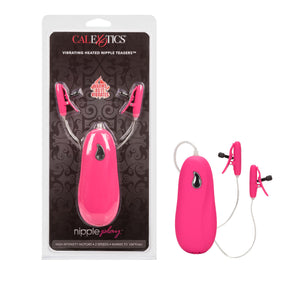 Nipple Play Nipple Teasers Vibrating Heated Pink