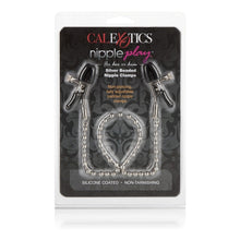 Load image into Gallery viewer, Nipple Play Nipple Clamps Silver Beaded
