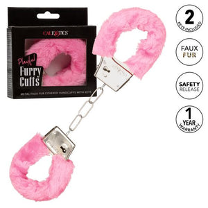 Playful Furry Cuffs Pink