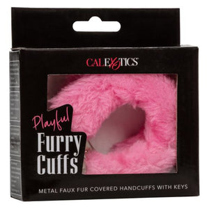 Playful Furry Cuffs Pink