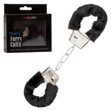 Load image into Gallery viewer, Playful Furry Cuffs Black
