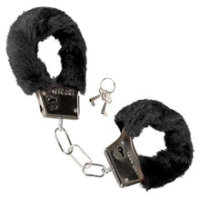 Load image into Gallery viewer, Playful Furry Cuffs Black
