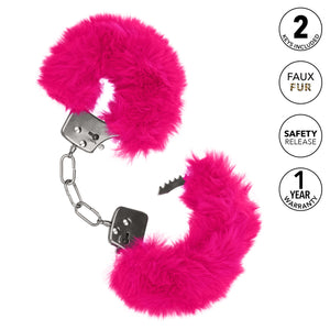 Ultra Fluffy Furry Cuffs Pink