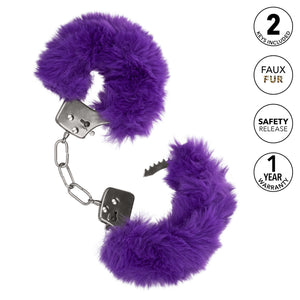 Ultra Fluffy Furry Cuffs Purple