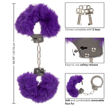 Load image into Gallery viewer, Ultra Fluffy Furry Cuffs Purple
