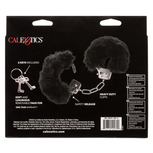 Ultra Fluffy Furry Cuffs Black