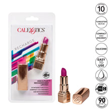 Load image into Gallery viewer, Hide &amp; Play Rechargeable Lipstick Purple
