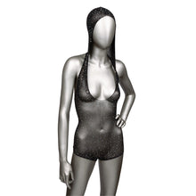 Load image into Gallery viewer, Radiance Hooded Deep V Body Suit
