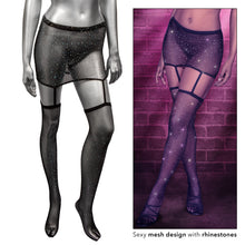 Load image into Gallery viewer, Radiance 1pc Garter Skirt W/ Thigh Highs
