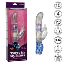 Load image into Gallery viewer, Naughty Bits Party In My Pants Jack Rabbit Vibrator
