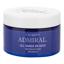 Load image into Gallery viewer, Admiral All Hands On Deck Masturbation Cream 8oz Jar
