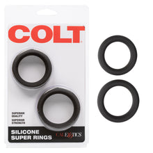 Load image into Gallery viewer, Silicone Super Rings Black
