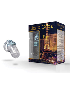 Vegas World Cage Kit Clear 85mm Cock Cage