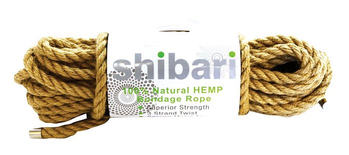 Shibari Natural Hemp Bondage Rope 10 Meters