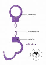 Load image into Gallery viewer, Beginner&#39;s Handcuffs Purple
