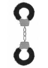 Load image into Gallery viewer, Pleasure Handcuffs Furry Black
