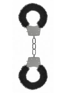 Pleasure Handcuffs Furry Black