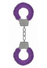 Load image into Gallery viewer, Pleasure Handcuffs Furry Purple
