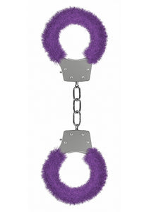 Pleasure Handcuffs Furry Purple