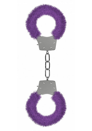 Pleasure Handcuffs Furry Purple